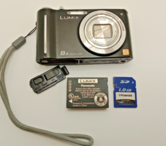 Panasonic LUMIX DMC-ZR1 12.1MP Digital Camera 8x Optical Zoom Black *For... - £20.49 GBP
