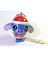 Disney Santa Stitch Iridescent Jointed Figure Charm Keychain 2000s From ... - £14.17 GBP