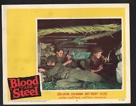 Blood and Steel Lobby Card-John Lupton, James Edwards, and Brett Halsey - £27.30 GBP