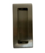 Emtek Modern Rectangular 220304US15 4&quot; Tall Flush Door Pull - Satin Nickel - $27.40 CAD