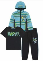 MARVEL COMICS ~ Three (3) Piece Set ~ Jacket ~ Tee ~ Joggers ~ Boys&#39; Siz... - £25.68 GBP