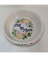 Louisville Stoneware Co. Ceramic Pie Plate Pies By Mom Yellow Flowers 9&quot;W - £34.30 GBP