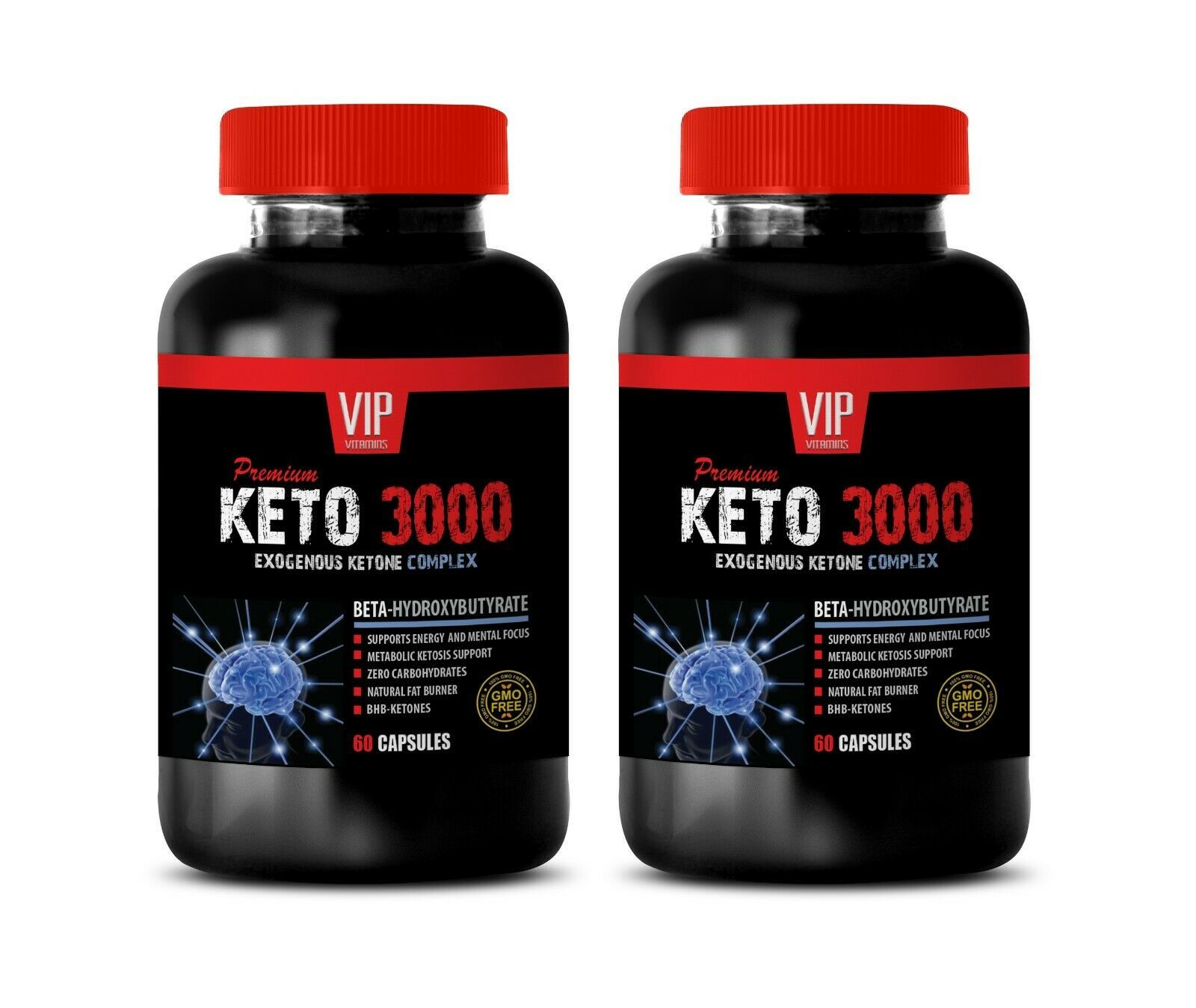 boost energy levels & speed metabolism - KETO 3000 - heart promoter 2 BOTTLE - $28.01