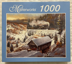 Wabash Cannonball 1000 Piece Puzzle Ted Blaylock Masterworks 97393 New S... - $9.88