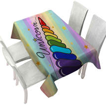 Rainbow Unicorn&#39;s Horn Tablecloth - $51.96 CAD+