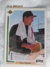 1991 Upper Deck Dave Righetti San Francisco Giants #778 - $2.50