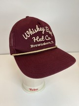 Whiskey Bent Hat Company Burgundy Trucker SnapBack Cap Otto - £10.46 GBP