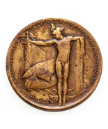 Rare! 1915, International Exhibition Official Bronze Sc $-
show original... - $124.86