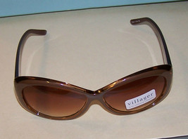 Claiborne - Villager Sunglasses - BROWN/TRANSLUCENT Brown - 100% Uv Prot! - £15.97 GBP