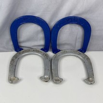 VINTAGE SET 4 ROYAL ST PIERRE PITCHING BLUE SILVER HORSESHOES WORCESTER ... - £21.82 GBP