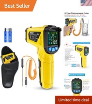 High Precision Infrared Thermometer with Color LCD - Fast &amp; Reliable Rea... - $60.00