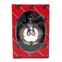 The 1998 Holly Bell by Reed &amp; Barton Silver Plated Christmas Ornament - $89.95