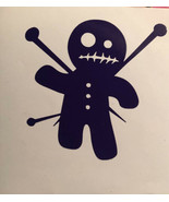 Cute Voodoo Doll| Voodoo |Horror|Scary|Vinyl|Decal|Classic Horror|You Pi... - $4.13 CAD