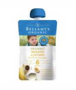 Bellamy&#39;s Organic Banana Custard with Flaxseed 120g - $89.27 CAD