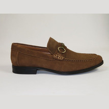 Men's Shoes Steve Madden Soft Suede Leather upper Slip on GADDIS Tobacco Tan image 5