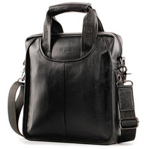 Famous design Business travel leather men&#39;s Totes bag handbag multi-functional s - £69.65 GBP