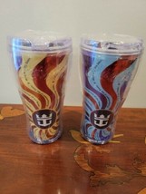 2 Royal Caribbean Coca Cola 16 oz Insulated Travel Tumbler Drink Cup New... - $38.00