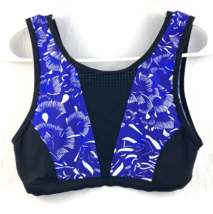 Athleta Maldives Bra Small Swim Top Water Sports Wireless Comfort High Neck UPF - £14.78 GBP