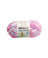 Bernat Spinrite Pink &amp; Blue Baby Blanket Yarn 3.5 oz Gauge 6 Super Bulky  - £4.64 GBP
