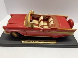 1957 CHEVROLET BEL AIR CONVERTIBLE DIE CAST RED PH29 - €15,41 EUR