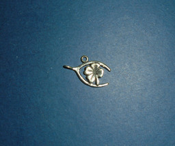 Horseshoe Four Leaf Clover Good Luck Lucky Bracelet Charm Sterling Silver 925  - $9.89