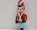 De Carlini Italian Blown Glass Christmas Ornament Italy Soldier Boy Hand... - $74.15