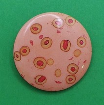 CAROL BOUMAN Art Pin Button OLIVE LOAF Vintage 1979 Art Brand Buttons Ea... - $19.60