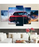 Framed Dodge Challenger Demon SRT Five Piece Canvas Multi Panel Home Dec... - £24.00 GBP+