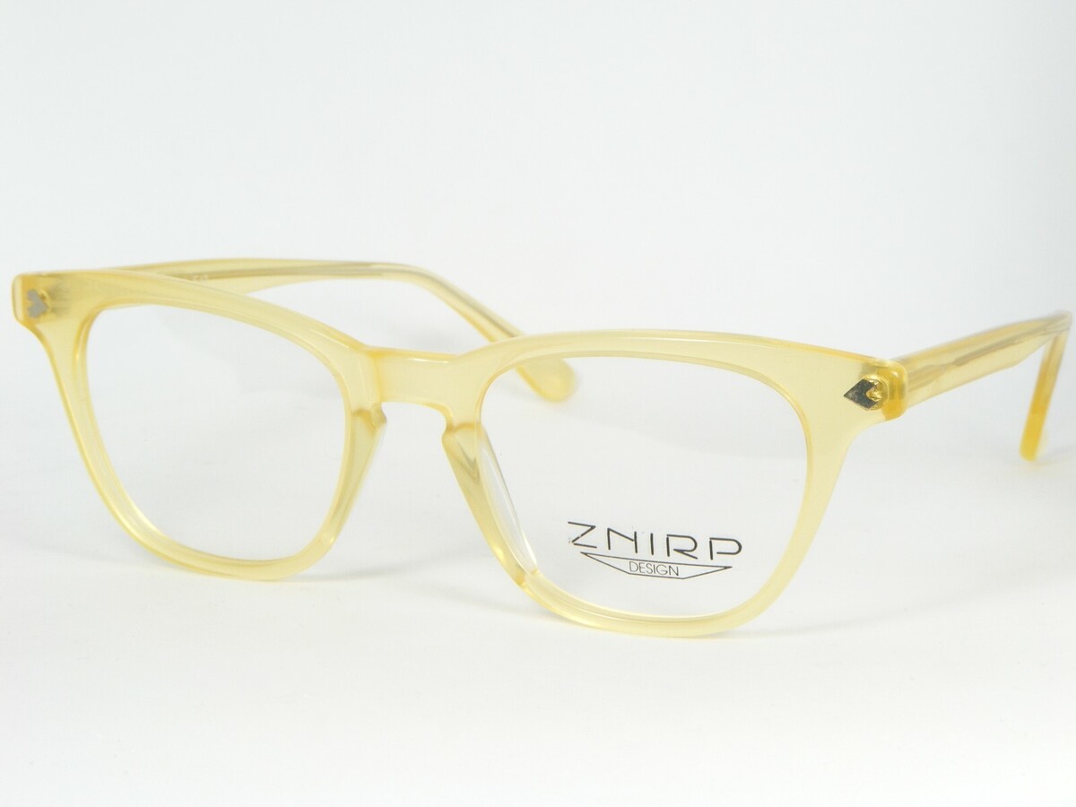 Neu ZNIRP Design 46 F 62 Gelb Brille Kunststoffrahmen 50-20-145mm - $96.05