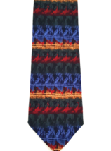 JIMMY Z Mens Silk Tie Multicolor Classic Style The V Foundation by Stonehenge - £15.08 GBP
