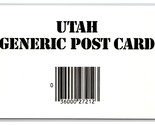 Generic Barcode Greetings Utah UT UNP Continental Postcard O21 - £2.28 GBP