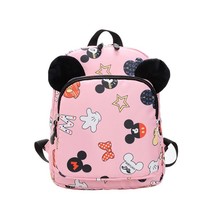 Disney Minnie Mouse Backpack for Girl Kids Children&#39;s School Bag for Kindergarte - £17.24 GBP