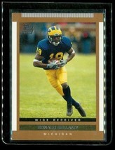 2003 Topps Rookie Card College Football Card #122 Ronald Bellamy Wolverines - £7.76 GBP