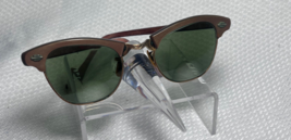 Vtg Art Craft Cat Eye Hon Bifocal Sunglasses 4- 5 1/2 USA 1/10 12k GF In Case - $59.95