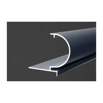 Cardinal Systems 2 ft. Clips &amp; Screws Coping with Rad Corner, Grey - 4 P... - $250.41