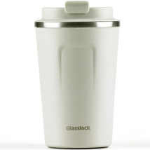 Glasslock Clip Type Tumbler 350ml, Bright White Color - $33.74