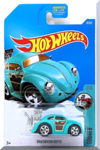 Hot Wheels - Volkswagen Beetle: Tooned #7/10 - #74/365 (2017) *Turquoise* - £2.34 GBP