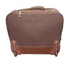 London Fog Oxford Classic 17" Wheeled Computer Bag Briefcase w/ Lock image 4