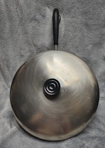 Revere Ware Copper Clad Skillet Fry Pan Lid 10&quot; Stainless Clinton IL USA Vintage - £14.79 GBP