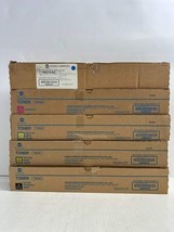 5 New Genuine Konica C458,C558,C658 CMYYK Toners TN514 (TN514AC) - $225.00