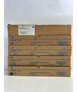 5 New Genuine Konica C458,C558,C658 CMYYK Toners TN514 (TN514AC) - $4,141.69 MXN