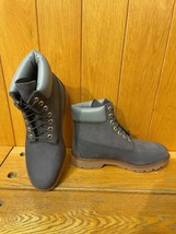 Timberland Men&#39;s Classic 6&#39;&#39; Inch Waterproof Boots Dark Grey Nubuck A2GPT - $129.99