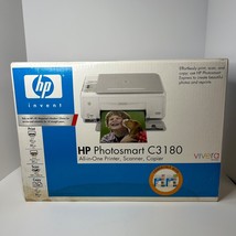 HP Photosmart C3180 All-In-One Inkjet Printer New in Box - $166.08