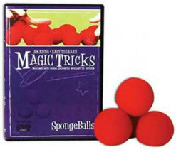 Magic Sponge Balls Routines DVD Tutorial +4 Balls INCLUDED Close Up Tric... - £11.57 GBP