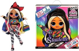 LOL Surprise OMG Movie Magic Starlette Fashion Doll with 25 Surprises New 2021 - £42.82 GBP