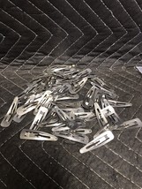75 - Vintage Snap Hairs Clips Styling for Women, Girls, Silver, 2” - £3.16 GBP