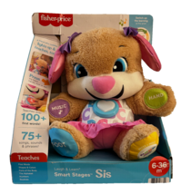 Fisher Price Laugh &amp; Learn Smart Stages Sis Talking Plush Toy, New w/ Video Demo - £15.71 GBP