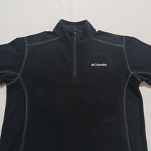 Columbia AM6558 Men Black Klamath Range II Half Zip Fleece Pullover Sweatshirt S image 9