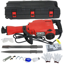 Electric Concrete Breaker 2 Chisel 2200W Demolition Jack Hammer 2 Punch ... - $197.99