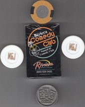 RIVIERA DECK OF CARDS &amp; KOOL CASINO CHIPS SET ! - $9.19